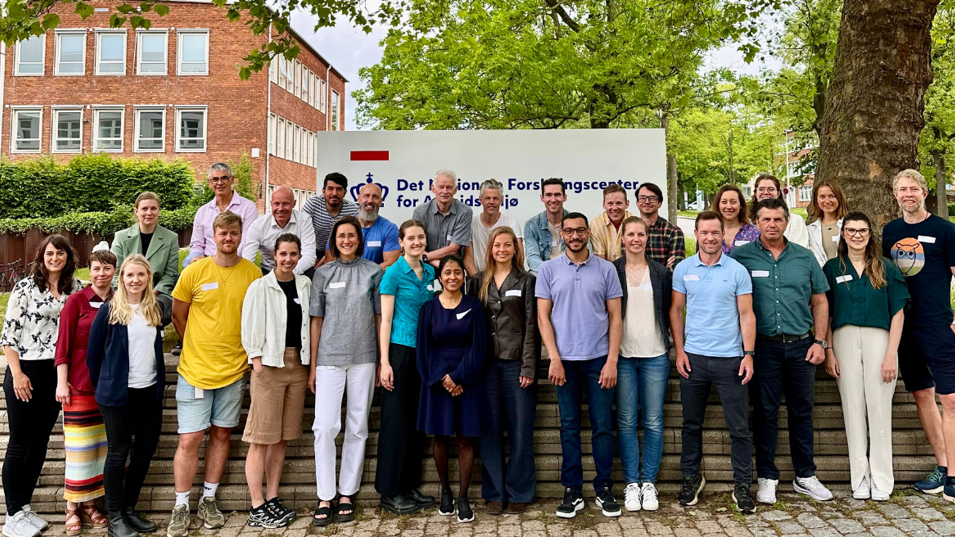 Gruppefoto fra konference om Sundhedsmiljø på NFA