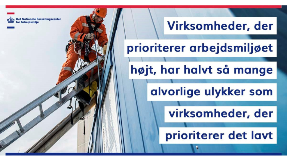 Grafik for arbejdsulykker
