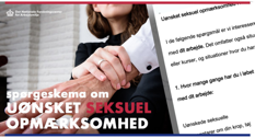 Grafik for uønsket seksuel opmærksomhed