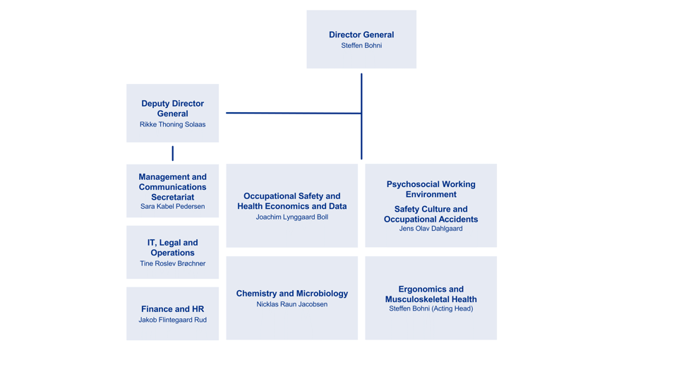 Diagram of the organisation of NFA