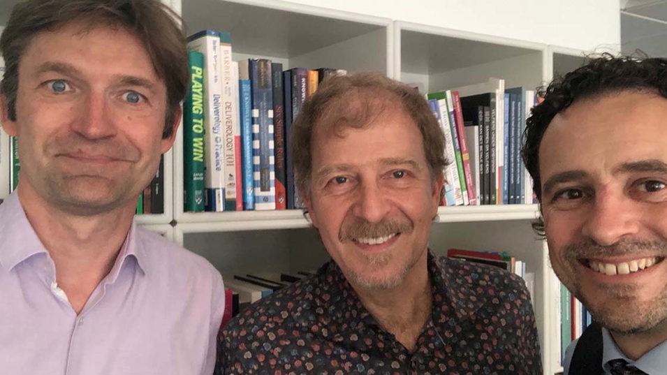 Forsknings- og analysechef Joachim Lynggaard Boll, professor Kristian Schultz Hansen og Direktør Steffen Bohni