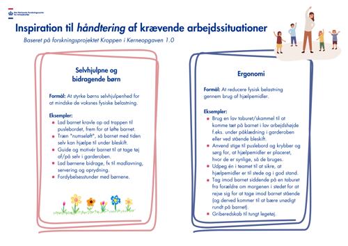 Inspiration til håndtering af krævende arbejdssituationer