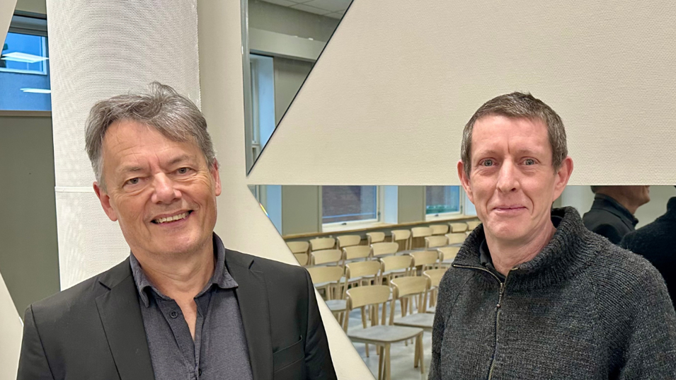 Seniorforskere Johnny Dyreborg og Pete Kines fejrer 25 års jubilæum på NFA